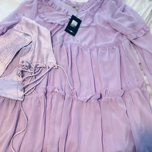 Lilac, pixie style dress